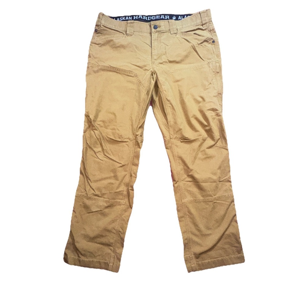 Duluth Trading Co Alaskan Hardgear Carpenter Workwear Men's Bronze‎ Pants 38x30